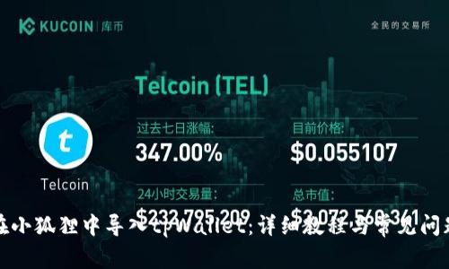 如何在小狐狸中导入tpWallet：详细教程与常见问题解答